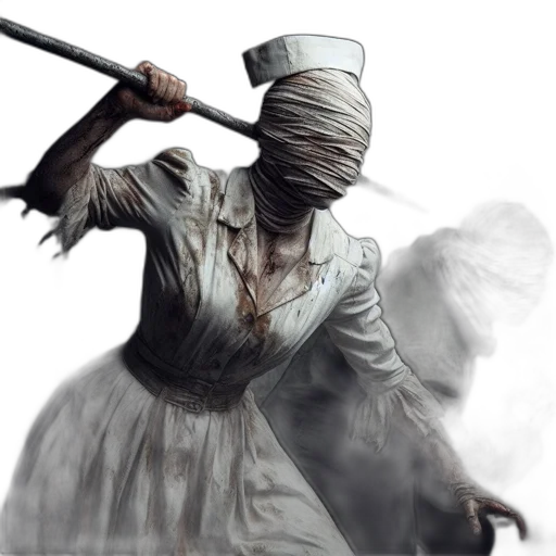 staff, dress, mask, hat transparent PNG cut-out