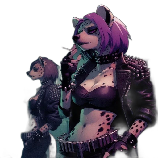 jacket, staff, animal, creature transparent PNG cut-out
