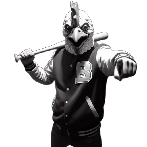 jacket, staff, mask, animal transparent PNG cut-out