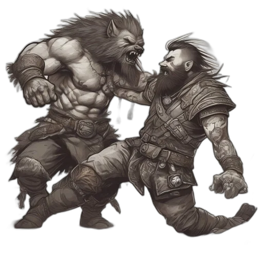 fantasy art, concept art, comic book art, pixel art transparent PNG cut-out