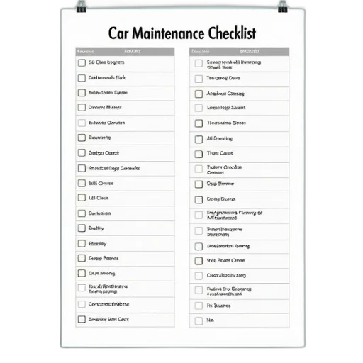 car, maintenance, checklist, calendar transparent PNG cut-out