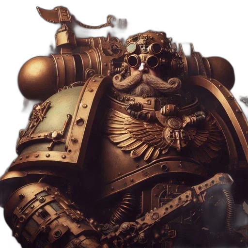 robot, crown, weapon, face transparent PNG cut-out