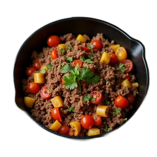 food, skillet, taco, beef transparent PNG cut-out