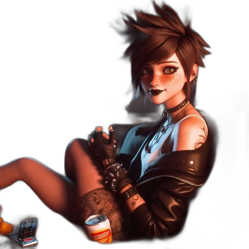 jacket, robot, face, weapon transparent PNG cut-out