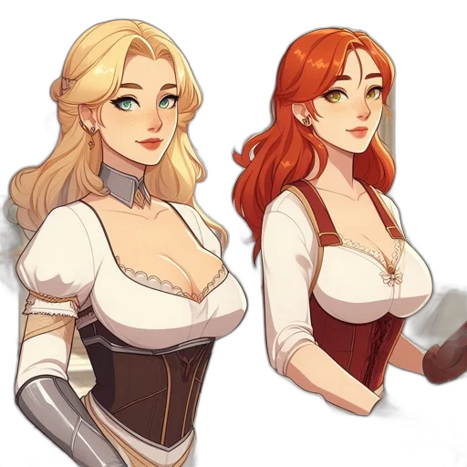 fantasy art, concept art, pixel art, comic book art transparent PNG cut-out