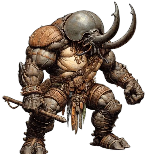 creature, weapon, staff, robot transparent PNG cut-out