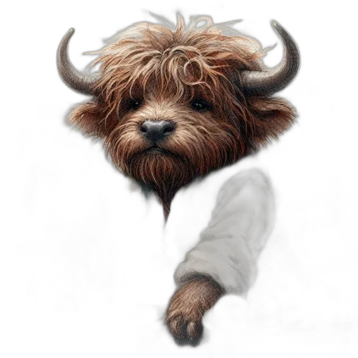 animal, creature, face, hair transparent PNG cut-out