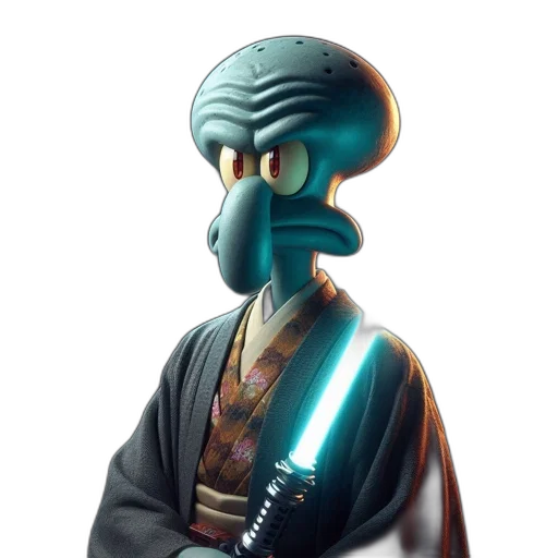 staff, mask, robot, creature transparent PNG cut-out