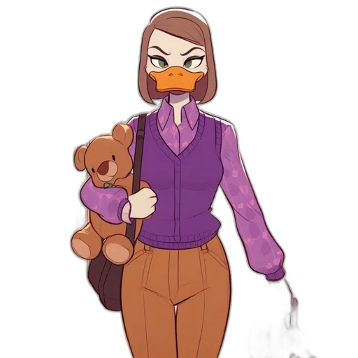 jacket, staff, mask, cartoon transparent PNG cut-out