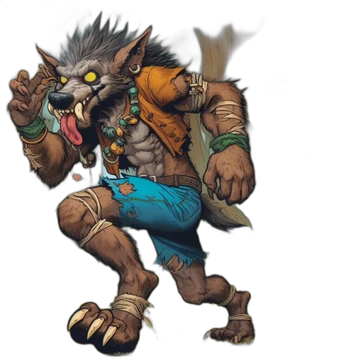 staff, animal, creature, concept art transparent PNG cut-out