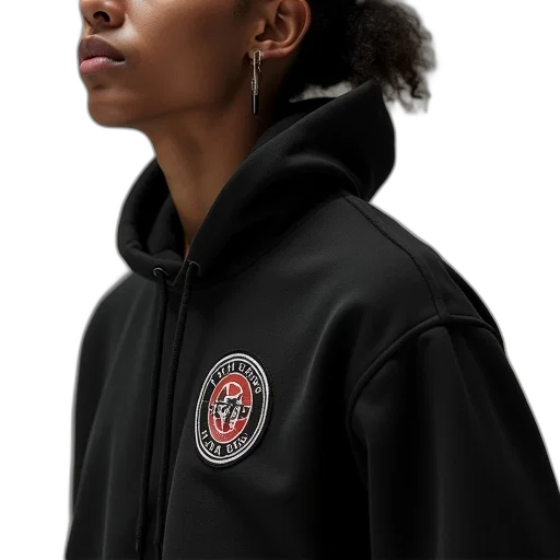 jacket, face, staff, photorealistic transparent PNG cut-out