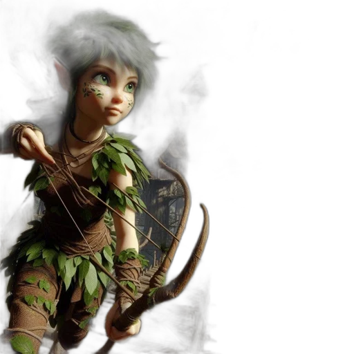 fantasy art, concept art, 3d render, comic book art transparent PNG cut-out