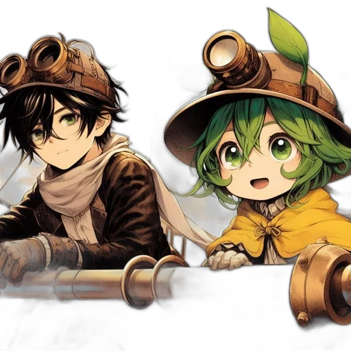 weapon, staff, hat, sword transparent PNG cut-out