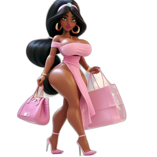 dress, jewelry, 3d render, concept art transparent PNG cut-out