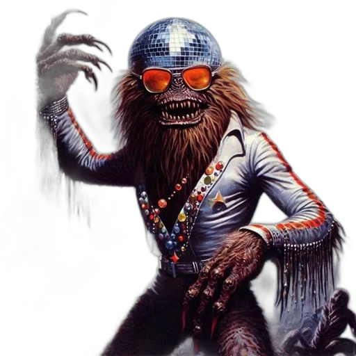creature, concept art, comic book art, fantasy art transparent PNG cut-out