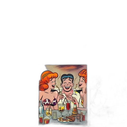 food, bottle, concept art, comic book art transparent PNG cut-out