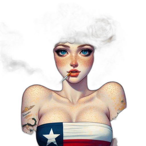 dress, mask, comic book art, fantasy art transparent PNG cut-out