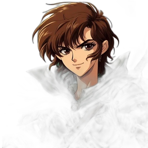 face, anime, fantasy art, pixel art transparent PNG cut-out