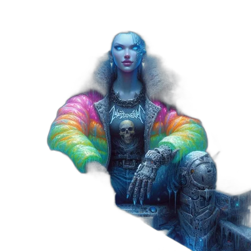 jacket, face, concept art, fantasy art transparent PNG cut-out