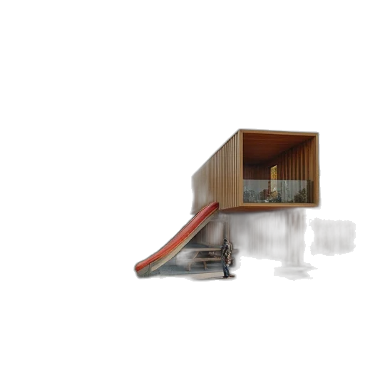 building, furniture, umbrella, concept art transparent PNG cut-out
