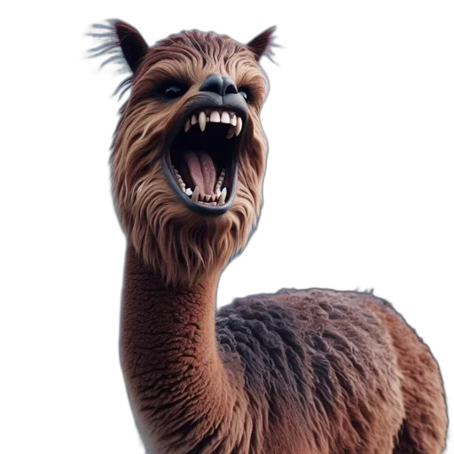 animal, creature, hair, face transparent PNG cut-out
