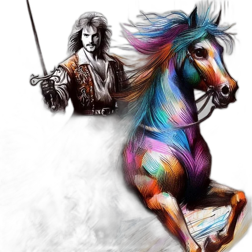sword, animal, fantasy art, concept art transparent PNG cut-out