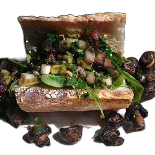 food, crown, photorealistic, gourmet transparent PNG cut-out