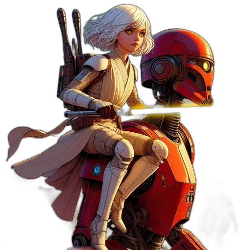 robot, weapon, sword, concept art transparent PNG cut-out