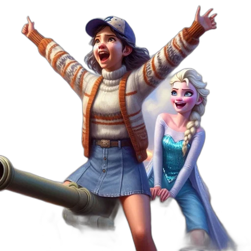 concept art, 3d render, fantasy art, cartoon transparent PNG cut-out