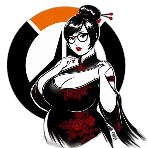 dress, anime, cartoon, fantasy art transparent PNG cut-out