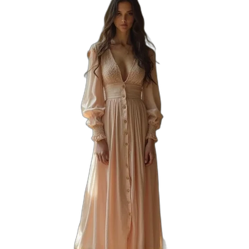dress, concept art, earth tones, golden transparent PNG cut-out