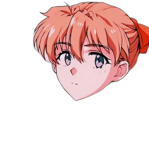face, hair, crown, staff transparent PNG cut-out