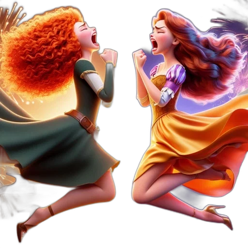 fantasy art, concept art, comic book art, 3d render transparent PNG cut-out