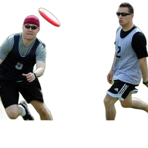 staff, two, men, playing transparent PNG cut-out