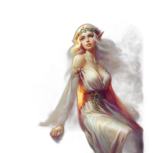 dress, fantasy art, concept art, photorealistic transparent PNG cut-out