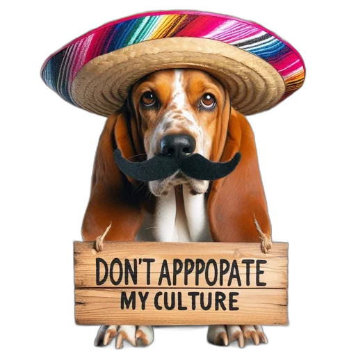 hat, animal, amusingly, clad transparent PNG cut-out