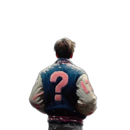 jacket, face, hair, concept art transparent PNG cut-out