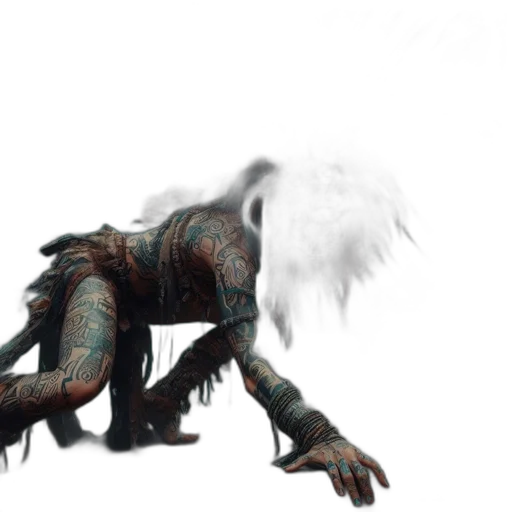 creature, dragon, animal, hair transparent PNG cut-out