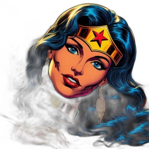comic book art, concept art, fantasy art, photorealistic transparent PNG cut-out