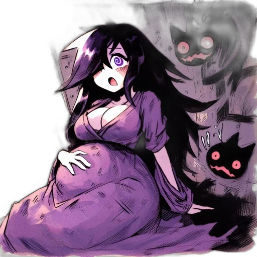 dress, creature, watercolor, concept art transparent PNG cut-out