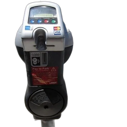 robot, parking, meter, credit transparent PNG cut-out