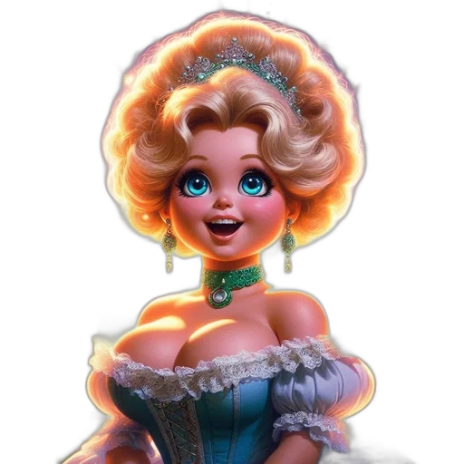 dress, crown, fantasy art, concept art transparent PNG cut-out