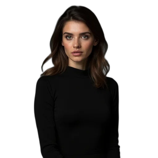 dress, jacket, face, staff transparent PNG cut-out