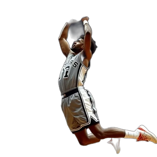 3d render, photorealistic, tim, duncan transparent PNG cut-out