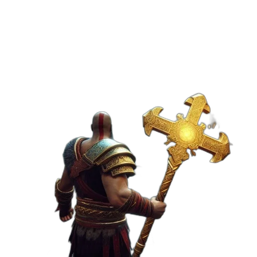 sword, weapon, staff, crown transparent PNG cut-out