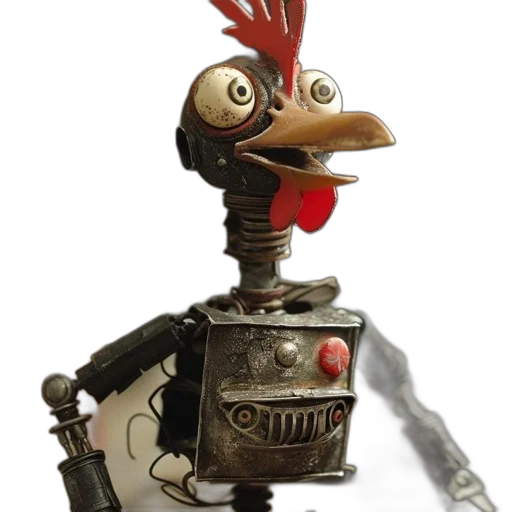 robot, staff, animal, jewelry transparent PNG cut-out