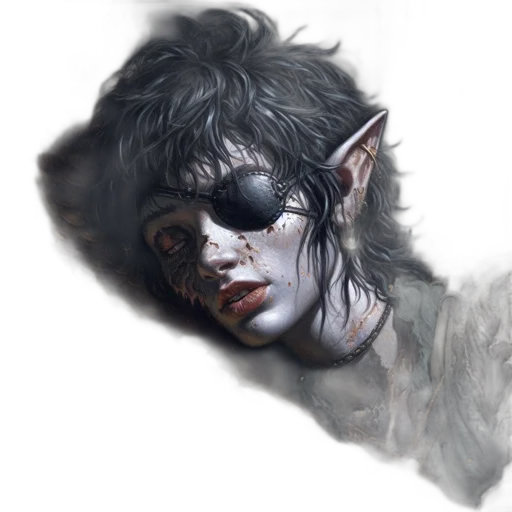 mask, creature, face, fantasy art transparent PNG cut-out