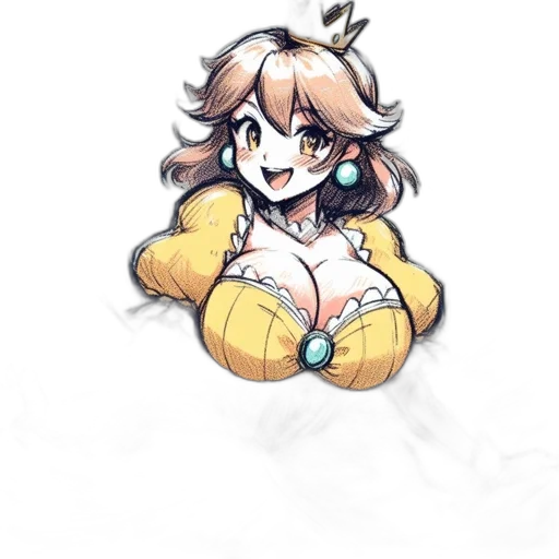 dress, crown, hat, creature transparent PNG cut-out