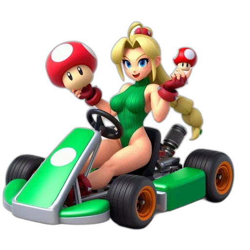 car, dress, weapon, 3d render transparent PNG cut-out