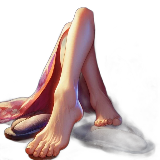 shoes, concept art, photorealistic, watercolor transparent PNG cut-out
